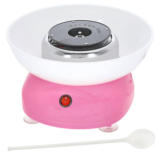Zuckerwatte Maschine rosa weiß 27x16cm Kunststoff Cotton Candy Jahrmarkt Zuckerwattengerät Küchenmaschine Zucker