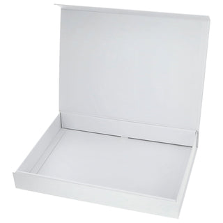 Geschenkverpackung 'Happy Birthday' Magnetverschluss 32x4,5x23cm Karton weiß/schwarz gold Schachtel Box Geschenk