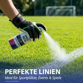 Kreidespray 14er Set VOC 32% 7 Farben Dosenvolumen 250ml Sprühkreide Markierungsspray Dosenspray wasserlöslich Kreidefarbe temporär