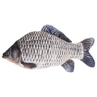 Kissen Fisch Shape 62x30x12cm Polyester beidseitig bedruckt Fischform Fotodruck Tierkissen Geschenkidee maritim Fisch-Kissen