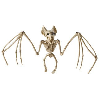 Fledermausskelett zum Aufhängen 3er Set Kunststoff 30x16x6cm Halloween Gruselparty Tierskelett Dekoobjekt