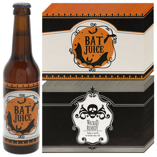 Halloween Bierflaschenaufkleber Set 48 Stück Papier 15x10cm Aufkleber 2 Motive Bierflasche Flaschenettikett