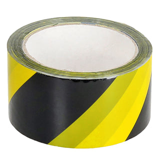 Markierungs-Klebeband Absperrband schwarz gelb 5,5cm breit 66m lang 6er Pack