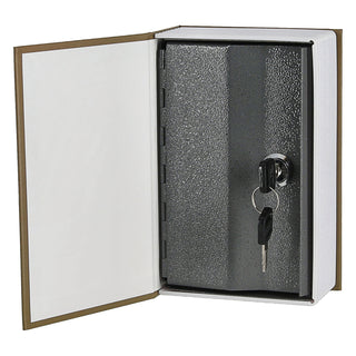 Tresor Buch London 11,5x18x5,5cm Metall Papier 2 Schlüssel Buchsafe Geldversteck Minitresor Versteck für Wertsachen