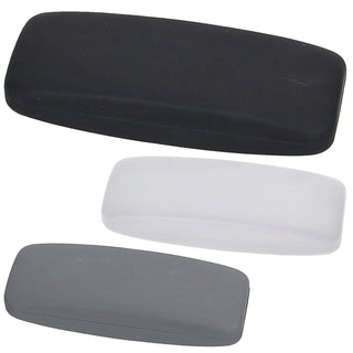 Brillenetui 3er Set PVC 15x6x3cm schwarz hellgrau dunkelgrau Etui Brillenbox Hartschalenetui Schutzbox Aufbewahrungsbox