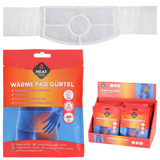 Wärmepad Gürtel 24er Display Polyester Aktivkohle Eisenpulver 8h Wärme Gürtel Muskelentspannung Thermopad Wärmetherapie