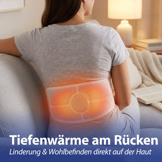 Wärmepad Gürtel 24er Display Polyester Aktivkohle Eisenpulver 8h Wärme Gürtel Muskelentspannung Thermopad Wärmetherapie
