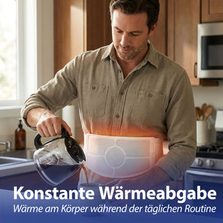 Wärmepad Gürtel 24er Display Polyester Aktivkohle Eisenpulver 8h Wärme Gürtel Muskelentspannung Thermopad Wärmetherapie