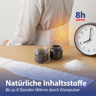 Wärmepad Gürtel 24er Display Polyester Aktivkohle Eisenpulver 8h Wärme Gürtel Muskelentspannung Thermopad Wärmetherapie