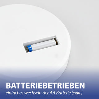 Kinder Wanduhr Zahlen Ø25x4cm Kunststoff Glas weiß bunt Dekouhr Uhr batteriebetrieben Kinderuhr zum Aufhängen kindgerecht