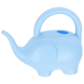 Gießkanne Elefant Kunststoff rosa/hellblau 24x20x12cm 1,5 Liter Kinder-Gießkanne Kanne Wasserkanne Gartenzubehör Motivkanne zum Gießen für Blumen