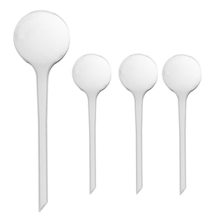 Bewässerungskugel 4er Set 7x28cm Kunststoff transparent/blau Fassungsvermögen 250ml Bewässerungssystem Durstkugel Wasserspender