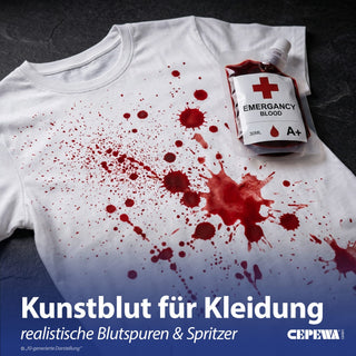 Halloween Kunstblut Transfusionsbeutel 12er Set 30ml Fakeblut zur Verwendung auf Kleidung Theaterblut Vampir Kostüm Horrorparty