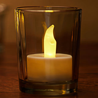 4er Set LED Teelicht flackernd weiß