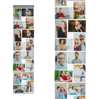 1x / 3x Fotovorhang mit 15 / 16 oder 20 Taschen 10 x 15 cm
