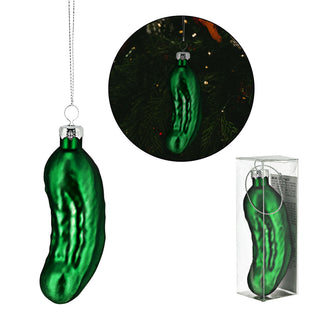 Christbaumschmuck Gurke Figuren Anhänger Weihnachtsbaumschmuck aus Glas
