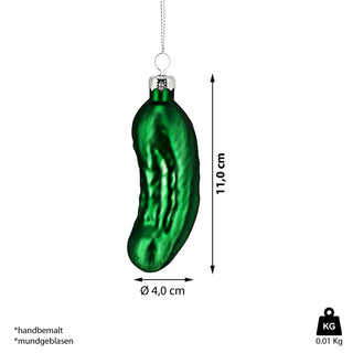 Christbaumschmuck Gurke Figuren Anhänger Weihnachtsbaumschmuck aus Glas