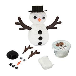 DIY Kugelknete "Schneemann" inkl. Accessoires zum Schneemannbauen ca.15g