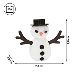 DIY Kugelknete "Schneemann" inkl. Accessoires zum Schneemannbauen ca.15g