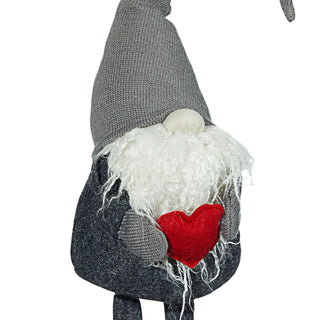 Wichtel teleskop Beine mit roter Mütze und roten Schuhen max. ca. H80 cm