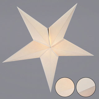 1x/ 2x Papierstern (weiß oder schwarz/weiß) oder Lampenfuß