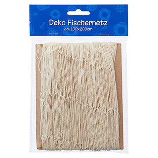 Maritimes Deko Fischernetz ca. 100 x 200 cm Mediterrane Wanddekoration Fotonetz