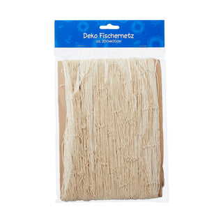 1x/6x Deko Fischernetz 200x400cm Dekonetz Maritim Garten Strand Meer