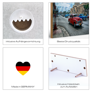 Holzschild Spruch 30x20cm Rauchen verboten Im Brandfall